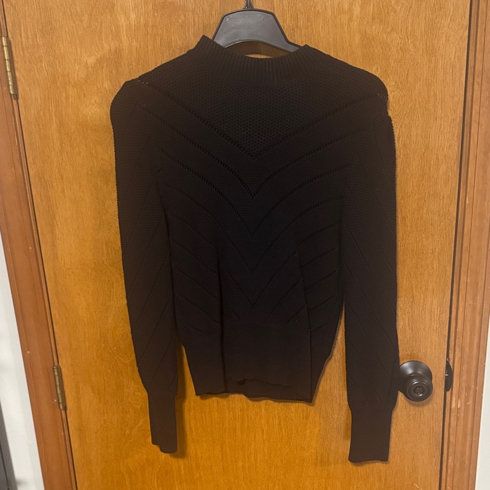 Express Women's Classic Black Chevron Sweater